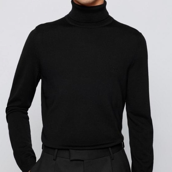 Hugo Boss Shirts Hugo Boss Xl Slim Fit Turtle Neck Extrafine Merino